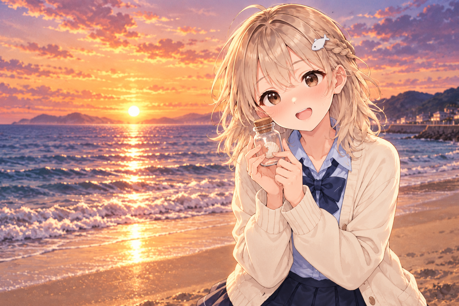 咪咪咪的海边故事 CG：猫灵少女与夏日海岸